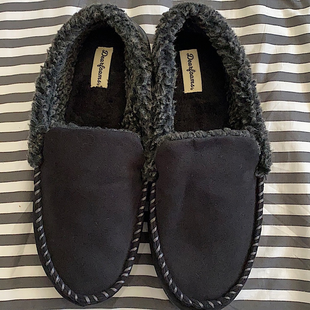 Dearfoams warm house slippers